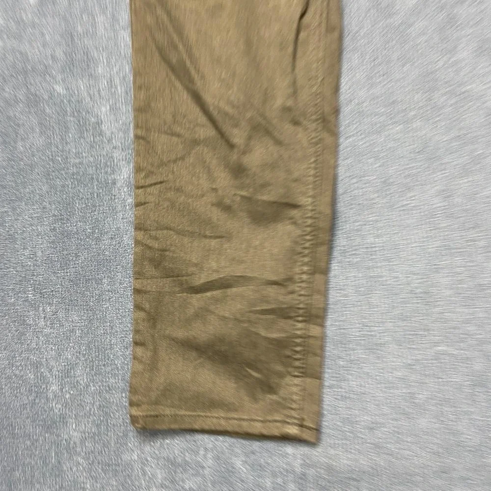 Banana Republic Travel Jeans Mens 34x30 Green Denim Outdoor Straight Slim Fit